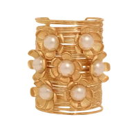 Bracelete Aramado Flores