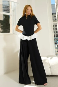 Conjunto Blusa com Babado e Calça