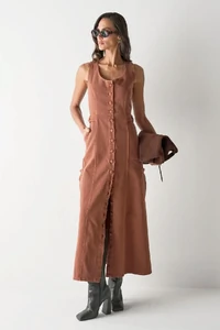 Vestido de Sarja Livia