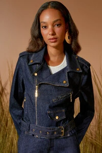 Jaqueta Jeans Escura Perfecto