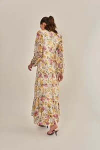 Vestido Floral Tule