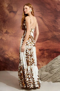 Vestido Longo Estampa Sauvage