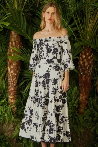 Saia Midi Floral