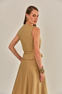 Colete Dani Alfaiataria Khaki