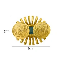 Broche Raio Turquesa Imã