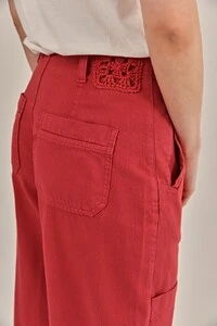 Calça Mabel Sarja Tinturada