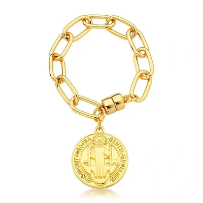 Foto Pulseira Elos Pingente São Bento