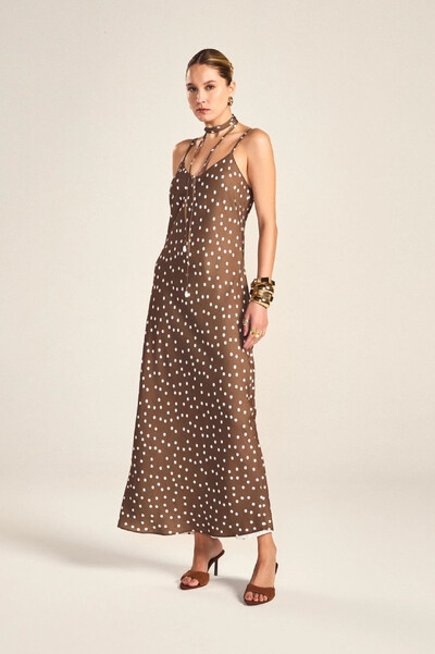 Foto Vestido Longo Benedita Dupla Face