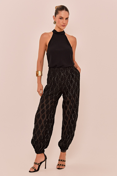 Foto Calça Paula em Voil Preto