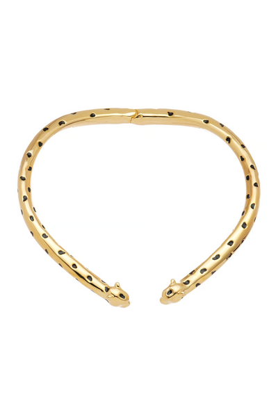 Foto Colar Choker Leopardo