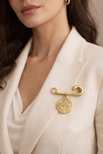 Foto Broche Alfinete São Bento