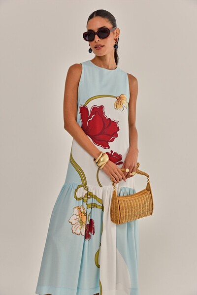 Foto Vestido Mara Crepe em Viscose
