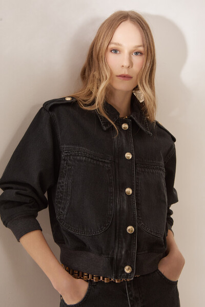 Foto Jaqueta Bomber Black Jeans