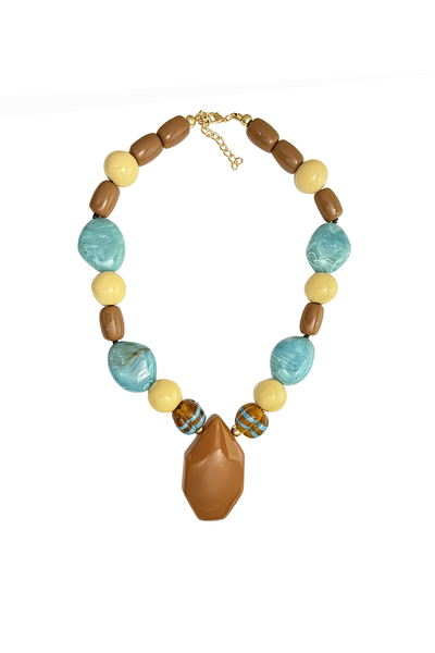 Foto Colar Curto Resinas e Muranos