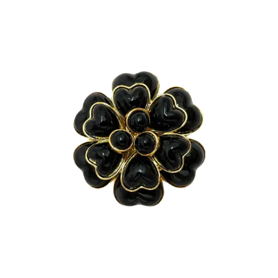 Foto Broche Flor Resina