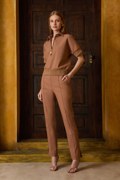 Foto Calça Nervura Bolso Faca