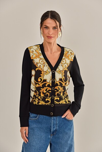Foto Cardigan Isadora Preto