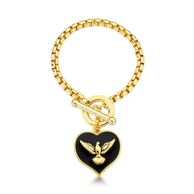 Foto Pulseira Corrente Pomba da Paz