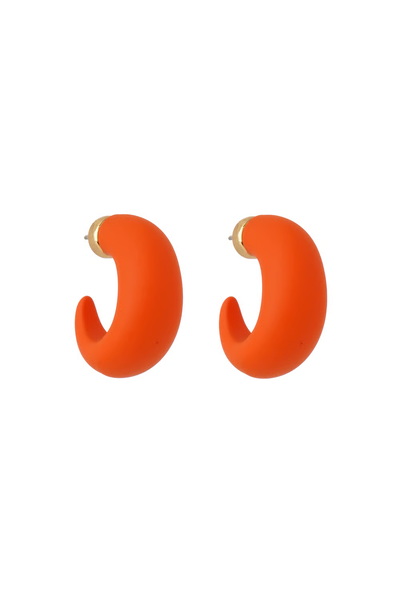 Foto Brinco Meia Argola Pigmento