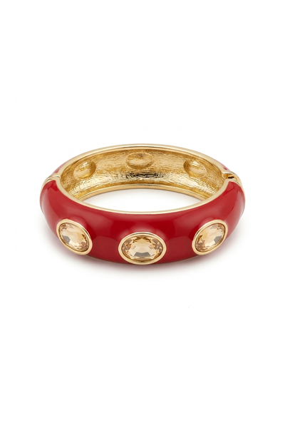 Foto Pulseira Esmaltada Vermelha
