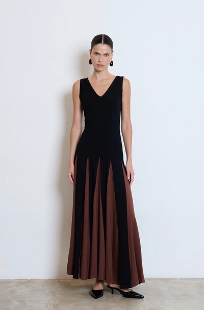 Foto Vestido Longo Nesgas