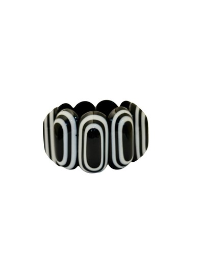 Foto Pulseira Oval Bicolor
