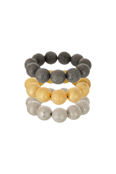 Foto Kit de Pulseiras Esferas Mix Banhos
