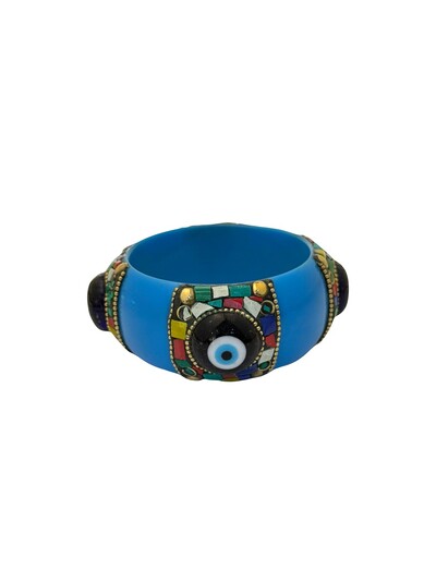 Foto Pulseira Resina Olho Grego Marroquina