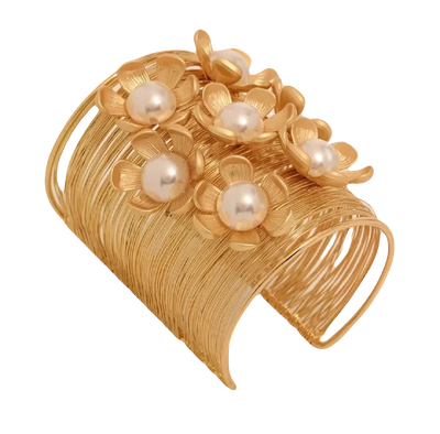 FotoBracelete Aramado Flores