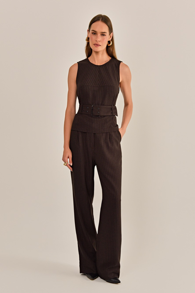 Foto Calça Blues Alfaiataria Risca de Giz