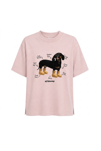 Foto Camiseta Dog Rosa