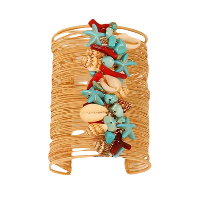 FotoBracelete Aramado Pérolas