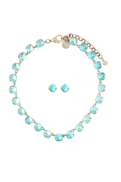 Foto Kit Colar e Brinco Exclusive Azul