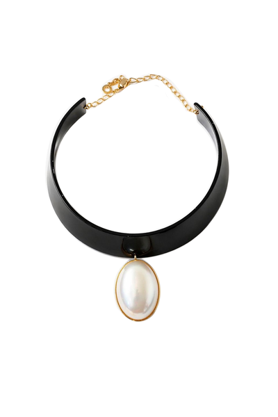 Foto Choker Pingente Pérola