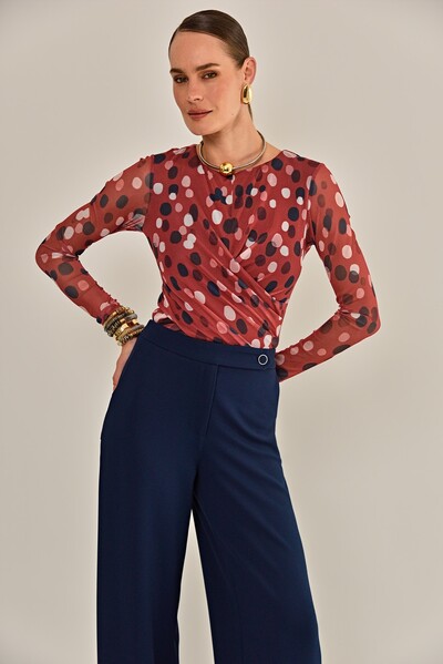 Foto Blusa Desert Tule Estampado