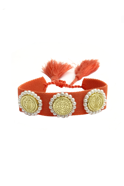 Foto Pulseira São Bento Laranja