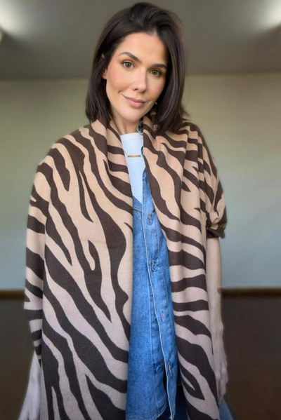 Foto Pashmina Zebra
