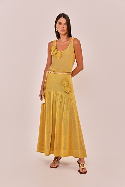 Foto Saia Raissa Tela Bordada