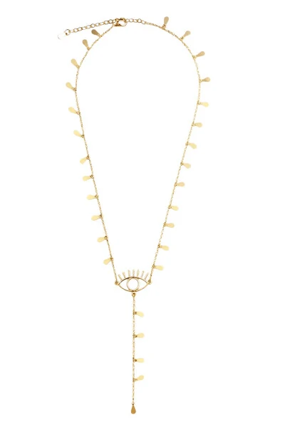 Foto Colar Olho Grego Vibes Dourado