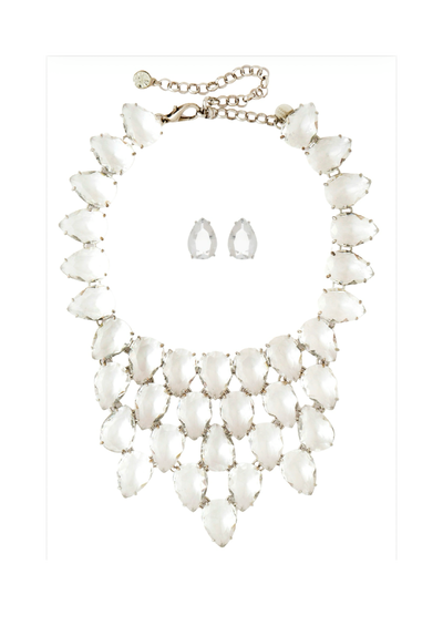 Foto Kit Maxi Colar e Brinco Gota