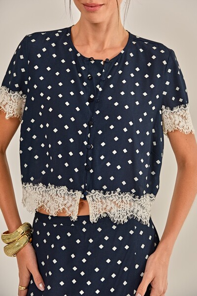 Foto Blusa Ilza Crepe de Viscose