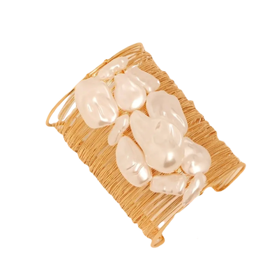 FotoBracelete Aramado Pérolas
