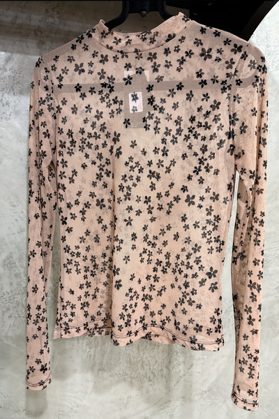 Foto Blusa Tule Estampado Mini Flores