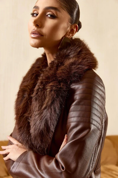 FotoJaqueta Aviator com Pêlos