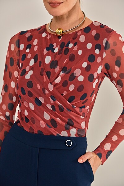 FotoBlusa Desert Tule Estampado