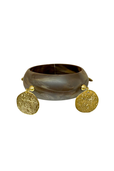Foto Pulseira Resina com Moedas