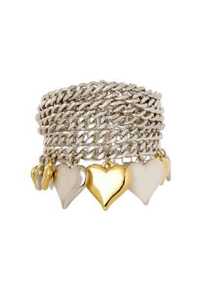 Foto Pulseira Elos Heart Mix Banhos