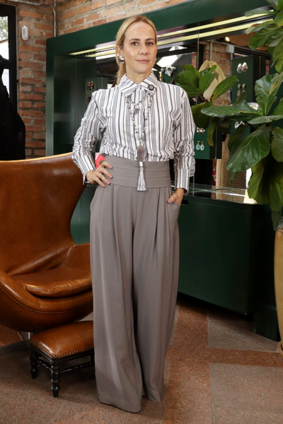 Foto Calça Juliana Cinza