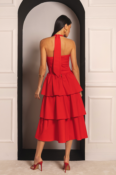 FotoVestido Joaquina Vermelho