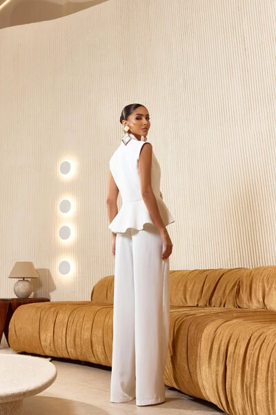 FotoConjunto Alfaiataria Colete Peblum e Calça